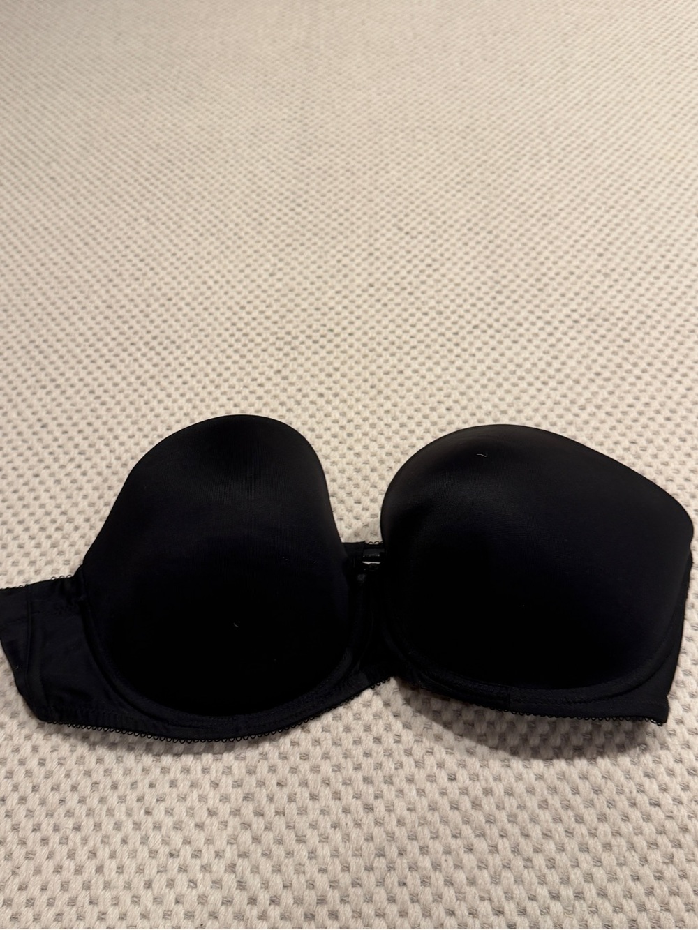 Freya Black Strapless Smooth Cup Bra